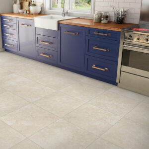 Blue cabinets | Rodgers Floor Covering