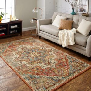 Area rug in living room | Rodgers Floor Covering