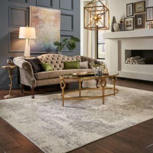 Area rug in living room | Rodgers Floor Covering